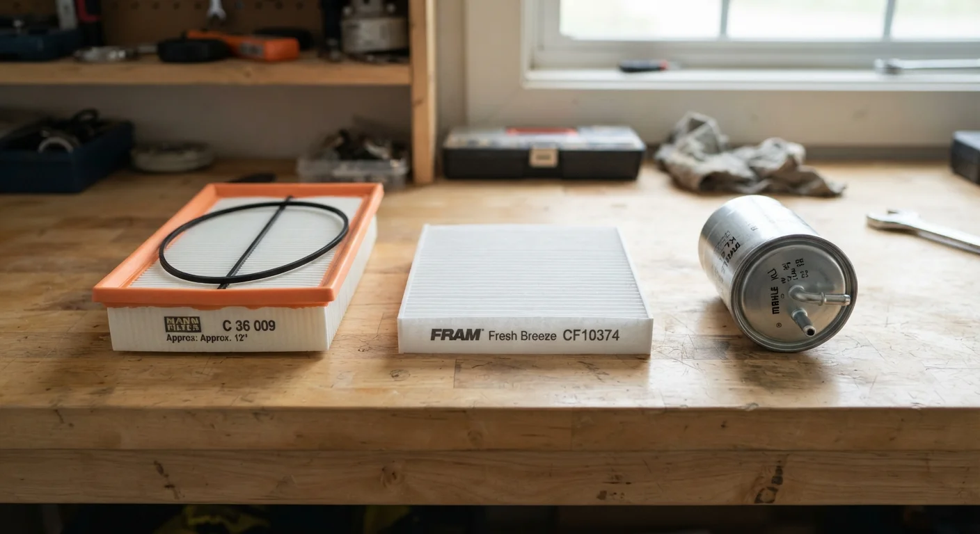 Air Filters, Cabin Filters, and Fuel Filters: Knowing When Each Needs Attention