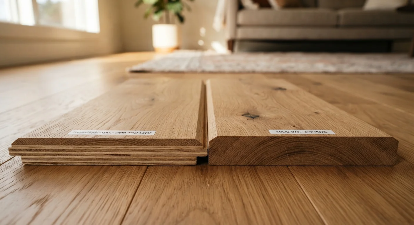 Engineered Hardwood vs. Solid Hardwood Flooring