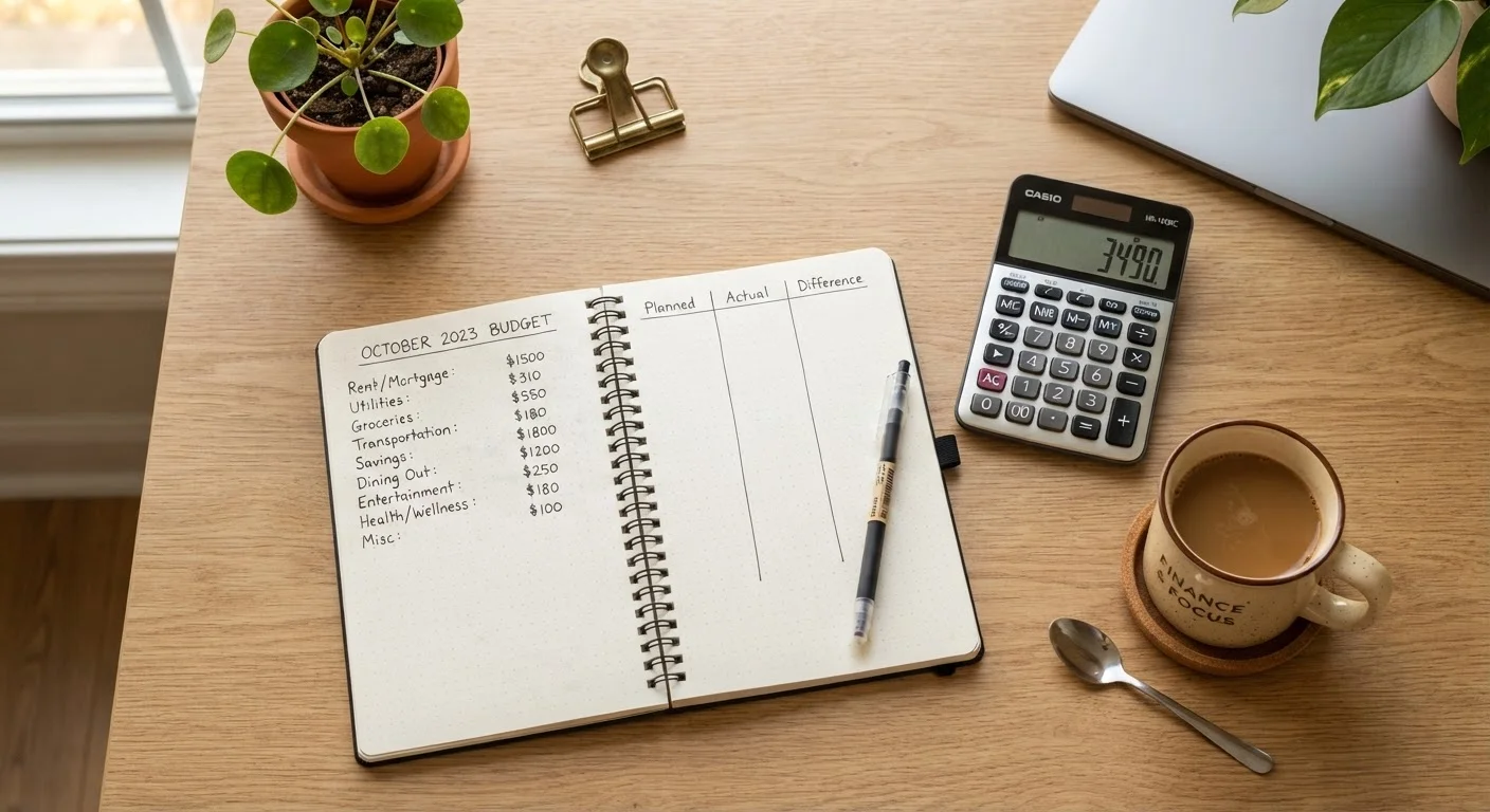 What a Monthly Budget Actually Does (And Why Most People Misunderstand It)