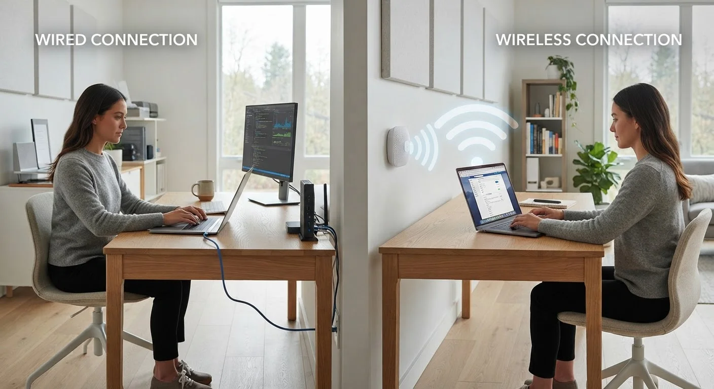 Wired vs. Wi-Fi Connections at Home: Where the Difference Shows Up